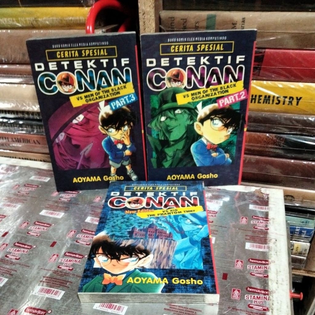 komik detektif conan cerita spesial vs men of the black