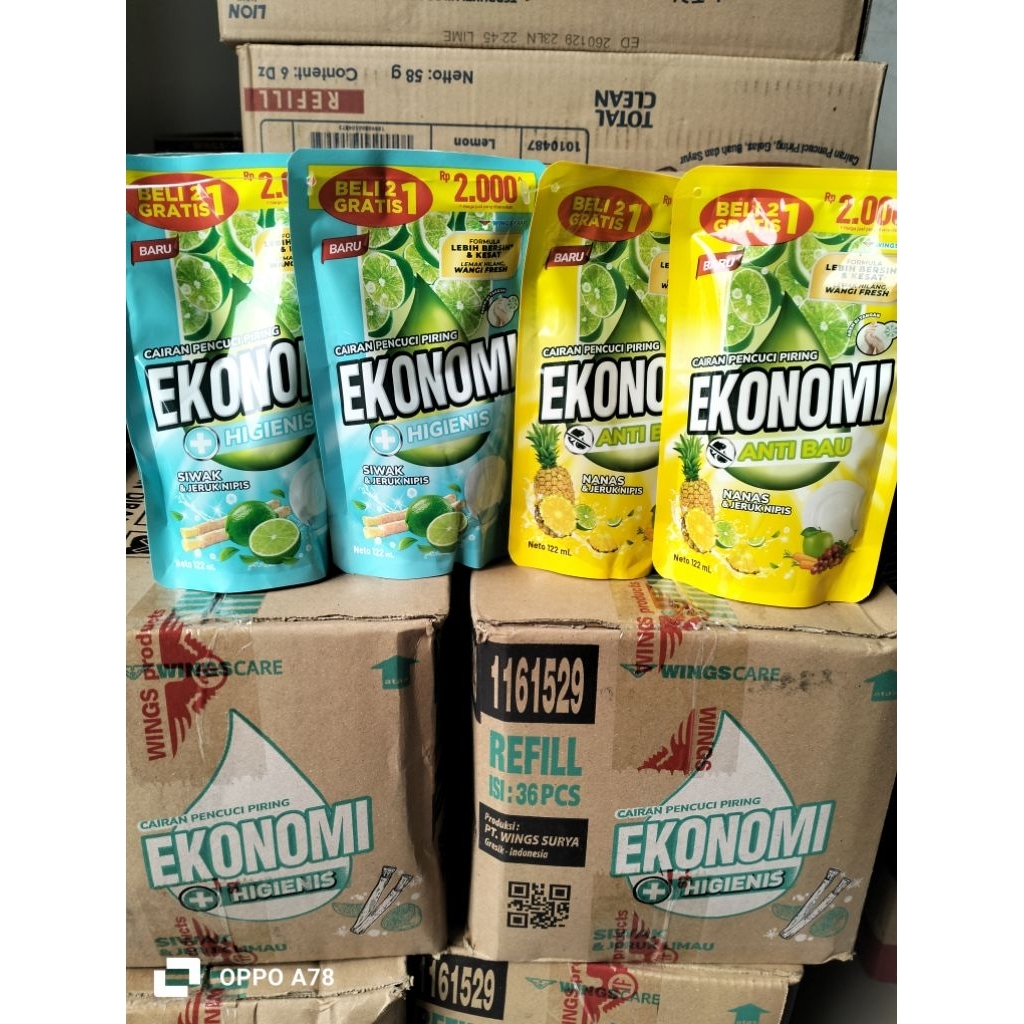 6 pics ekonomi cuci piring ekonomi eceran 2000