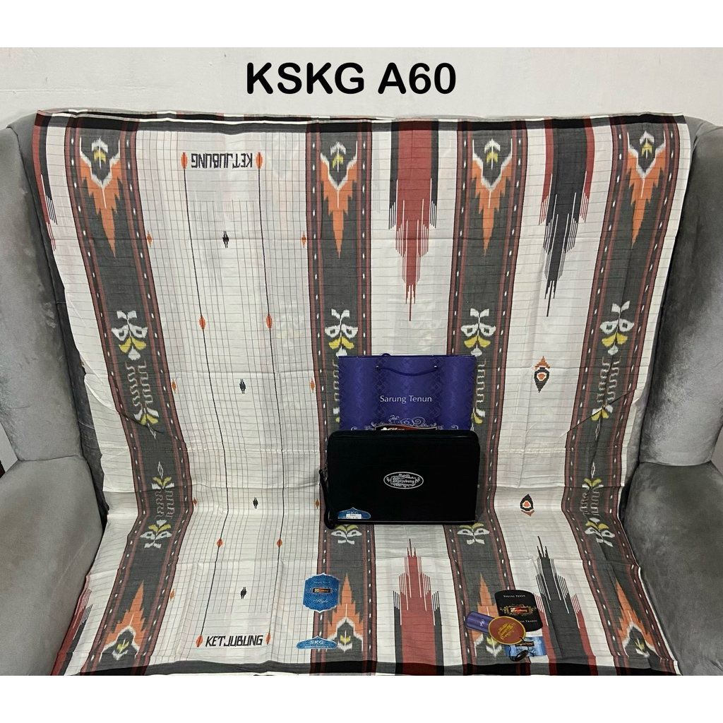 SARUNG KETJUBUNG RED & STYLE GOLD SKG, SCP, SGD, SKP JAHIT TENGAH