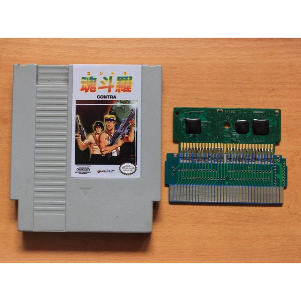 Kaset Nintendo Nes 8 Bit 72 Pin Contra Jp Pcb Ori Tested Normal Game Jadul Nostalgia 90an