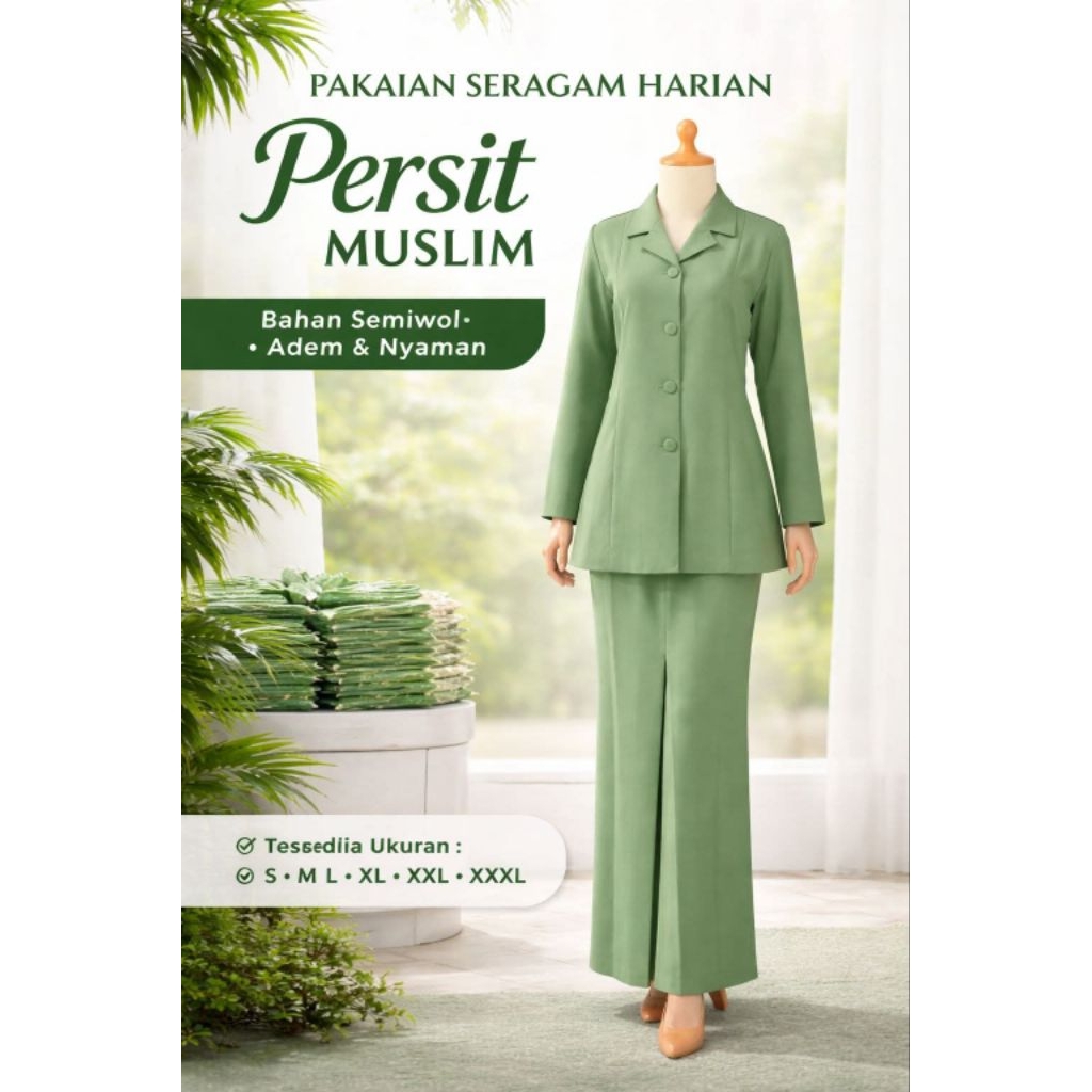 Baju PSH Persit Muslim Semiwool