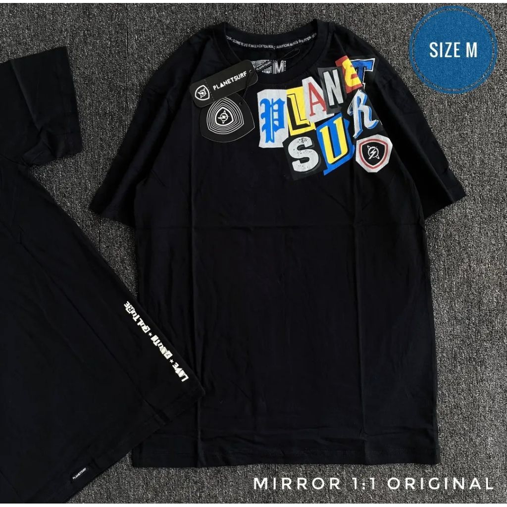 Kaos Cowok Planet Surf Premium