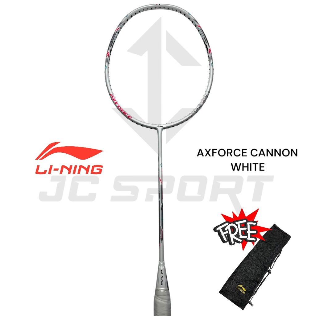 Raket Badminton Lining Axforce Cannon White 4U