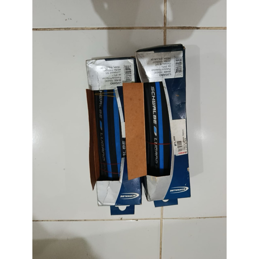 Ban schwalbe lugano 700x23c baru harga sepasang 2 pcs