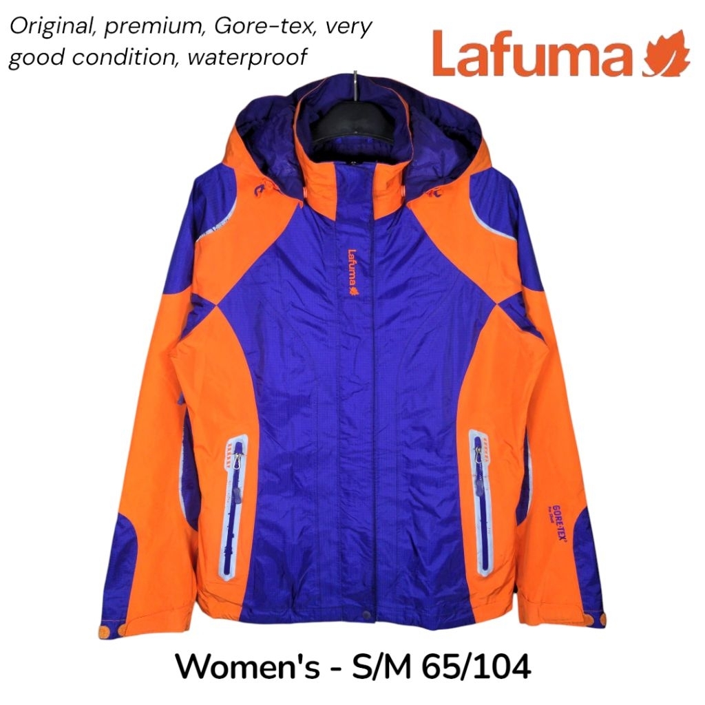 Lafuma Jaket Gore-tex Wanita Outdoor Anti Air Waterproof Size S M Untuk Naik Gunung Hiking Trekking 