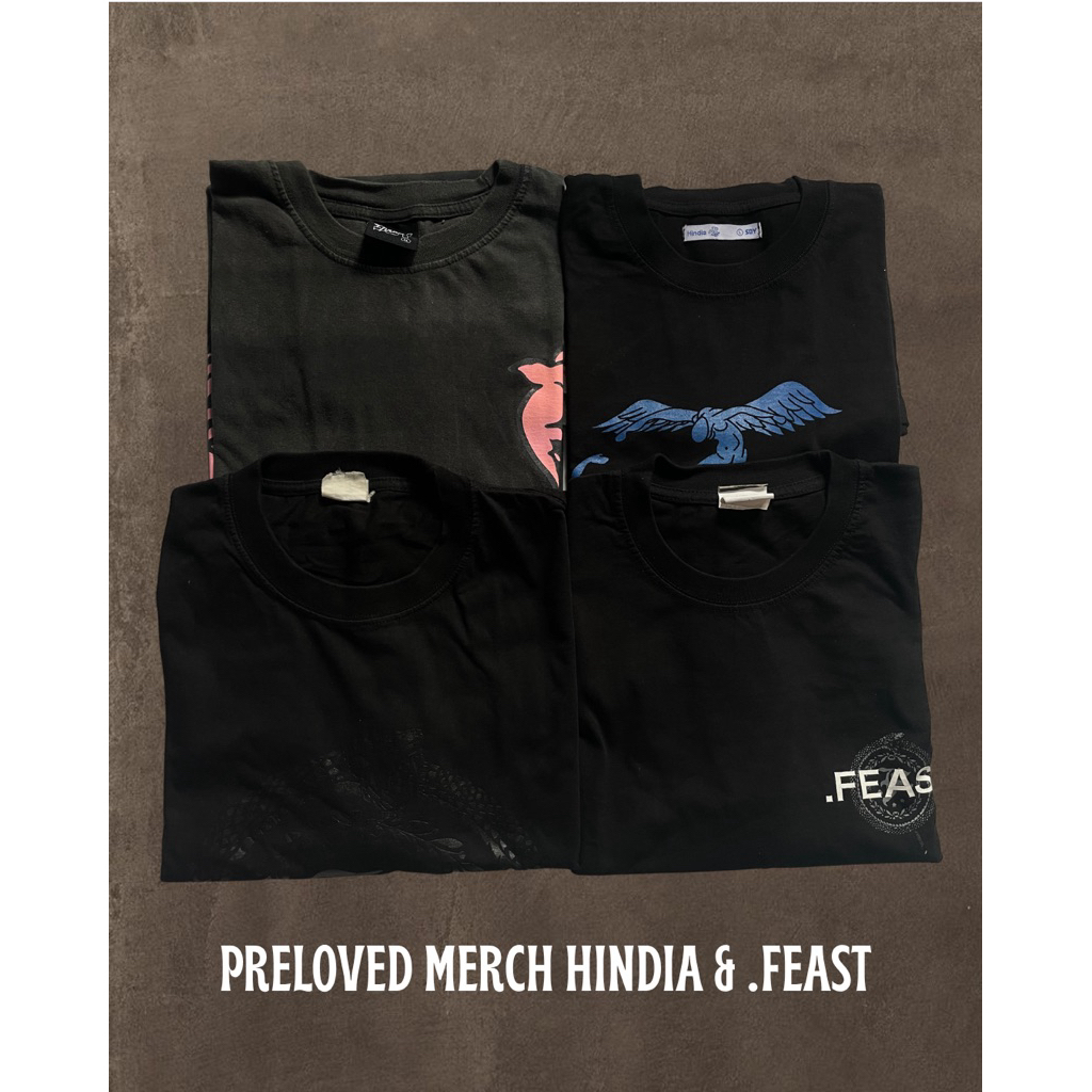 preloved merch hindia & .feast