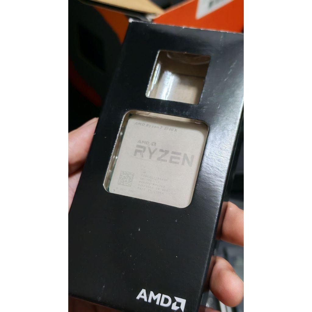 processor amd ryzen 7 2700x + cooler rgb wraith prism