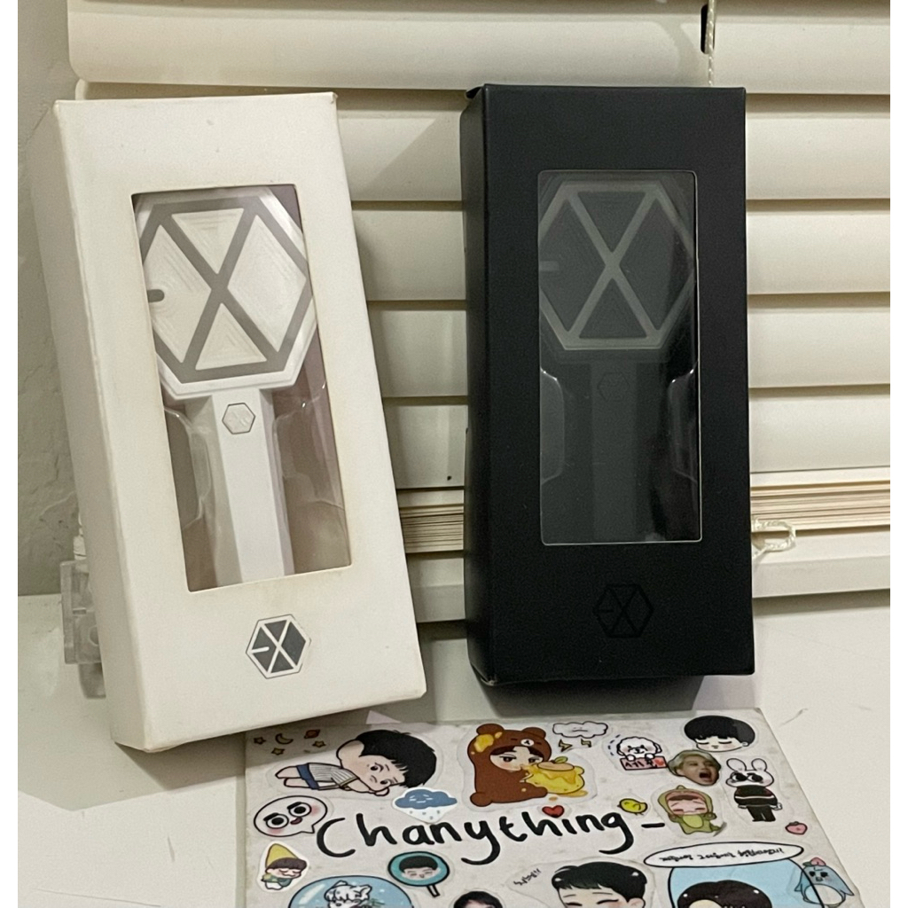 official mini lightstick exo fanlight keyring ver 1 ver 2