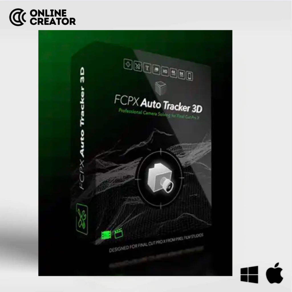 FCPX Auto Tracker 3D Final Cut Pro Plugin