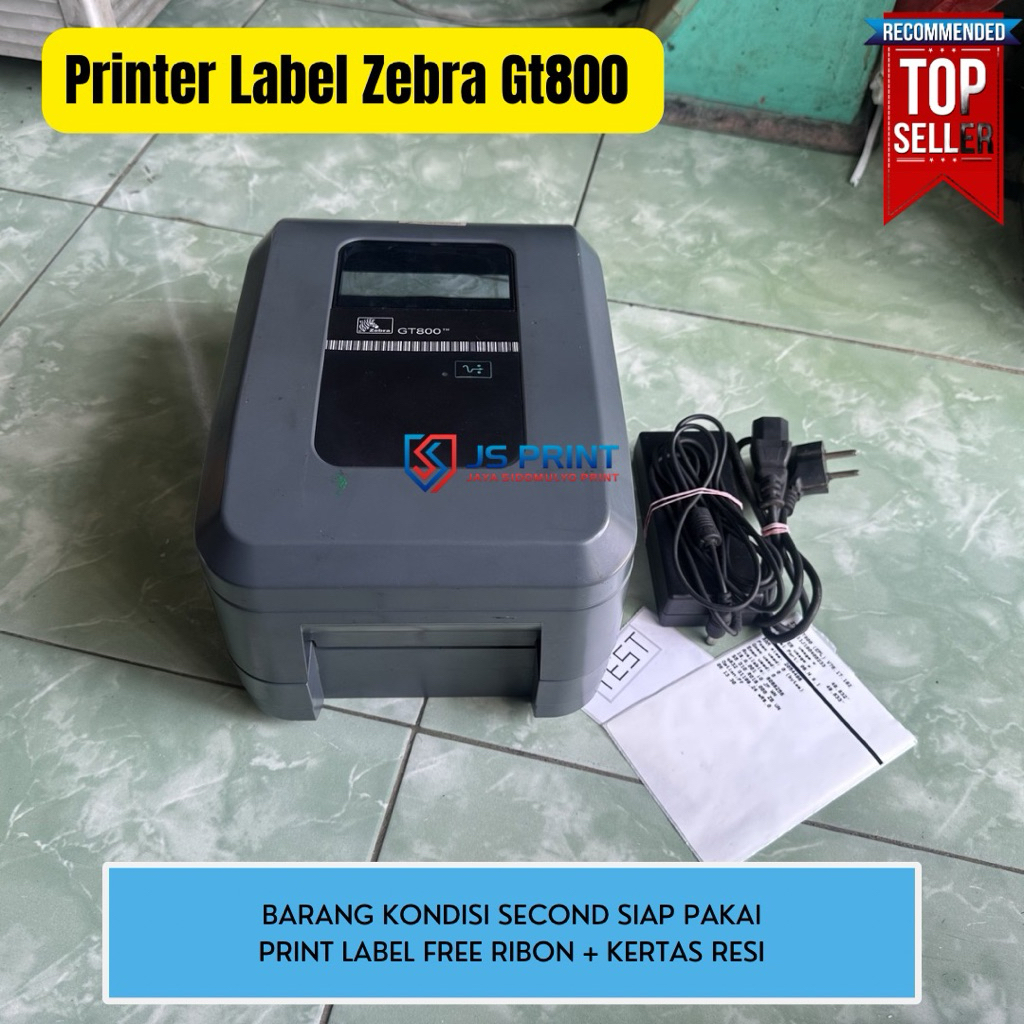 Printer Barcode Label Zebra GT800 Thermal Barcode Printer Label GT-800 / GT 800 Zebra Printer