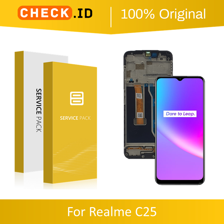 [ TRUST.ID ] LCD + FRAME REALME C25 RMX3193, RMX3191 / C25S RMX3195, RMX3197 ORIGINAL
