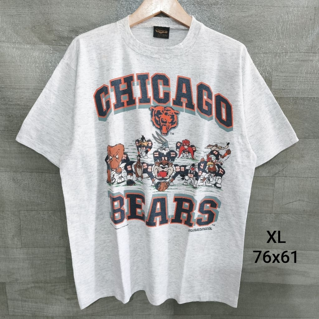 Kaos T-Shirt Changes NFL Looney Tunes Vintage Copyright 92