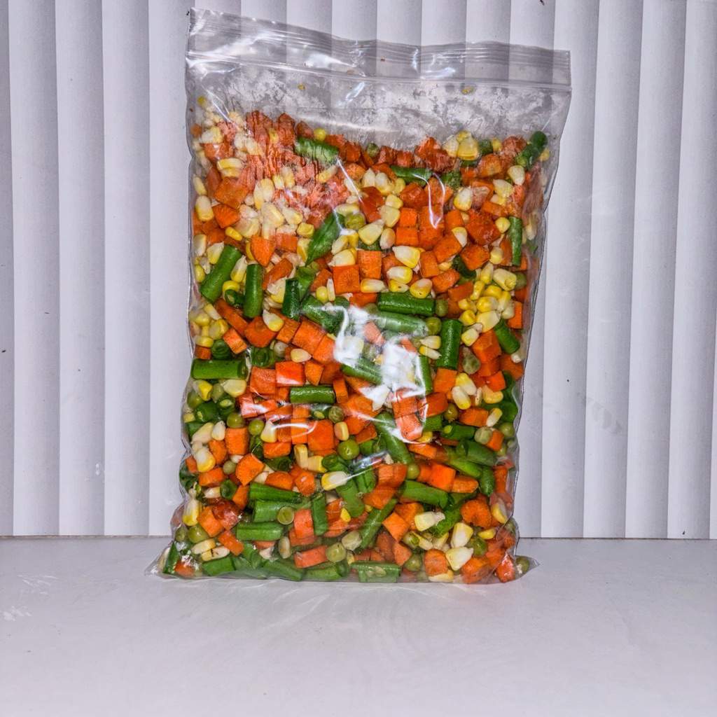 Mix Vegetable Frozen 1kg / Mix Vegetables Frozen 1kg / Sayuran Campur 1kg / Sayur Frozen