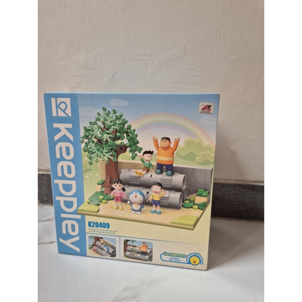 Keeppley K20409 Doraemon Cement Pipe Space Official Licensed Lapangan Bermain Action Figure BNIB