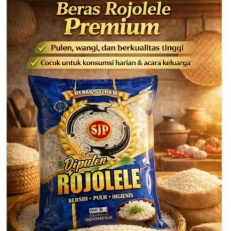 Beras Premium Raja Lele kemasan 1 kg