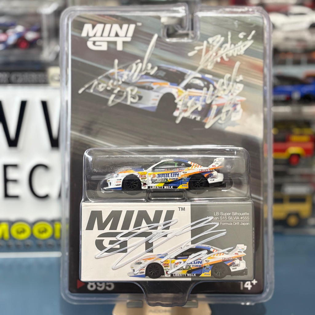 Mini GT 895 - LB-Super Silhouette Nissan S15 SILVIA #555 - 2023 Formula Drift Japan Sailun [Sealed] 