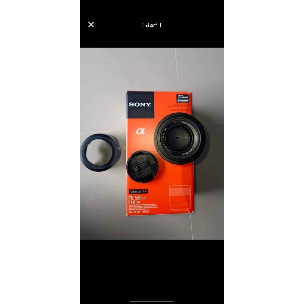 SONY ZEISS 55MM F1.8