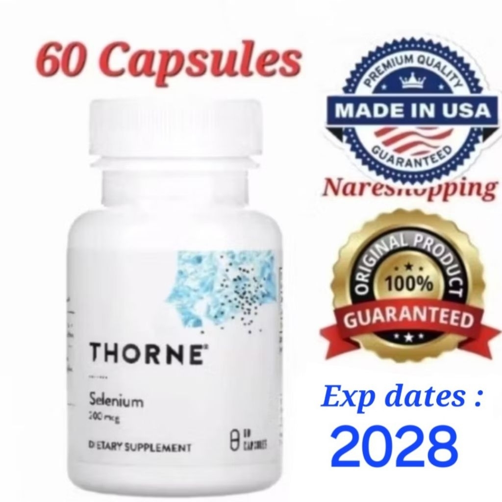 3Nare TH Thorn Research Selenium 200 mcg 60 Capsules Liver/Detox Thyroid