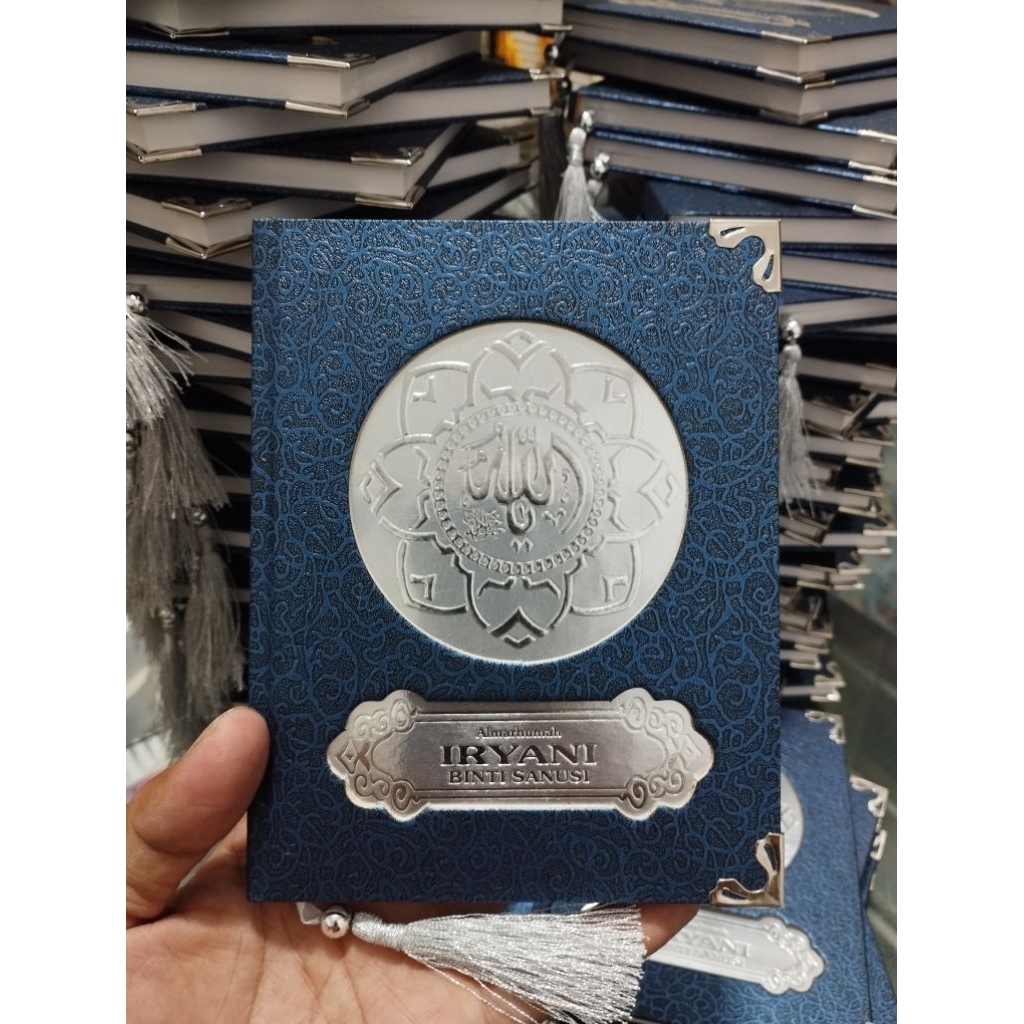 Yasin Hard Cover Silver Elegan 160 hlmn HVS