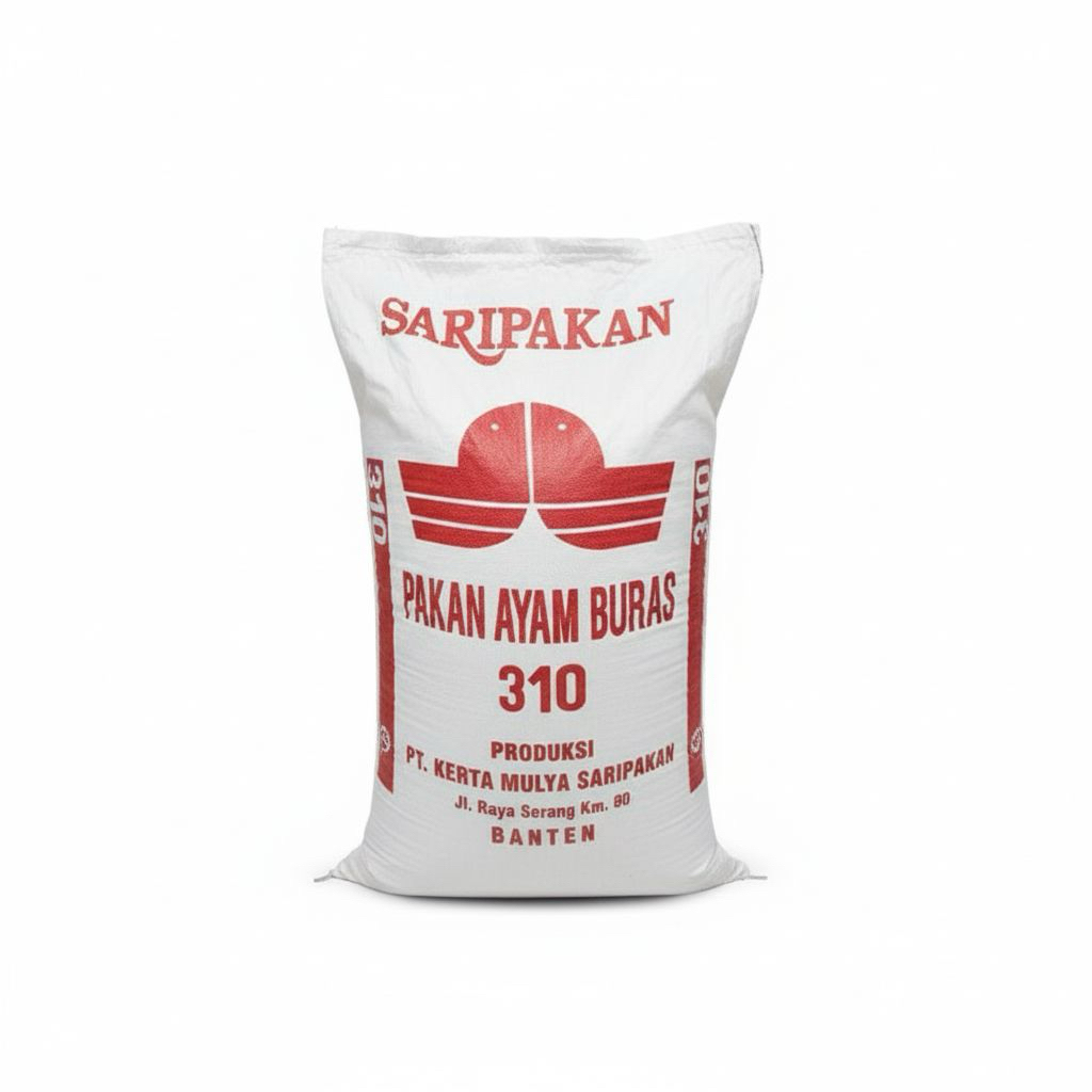Pakan ayam buras 310 (saripakan) 1 kg