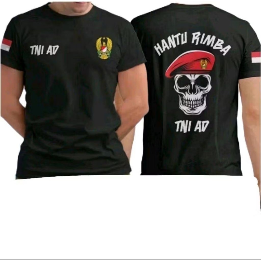 KAOS TNI AD HANTU RIMBA TNI AD BARET MERAH