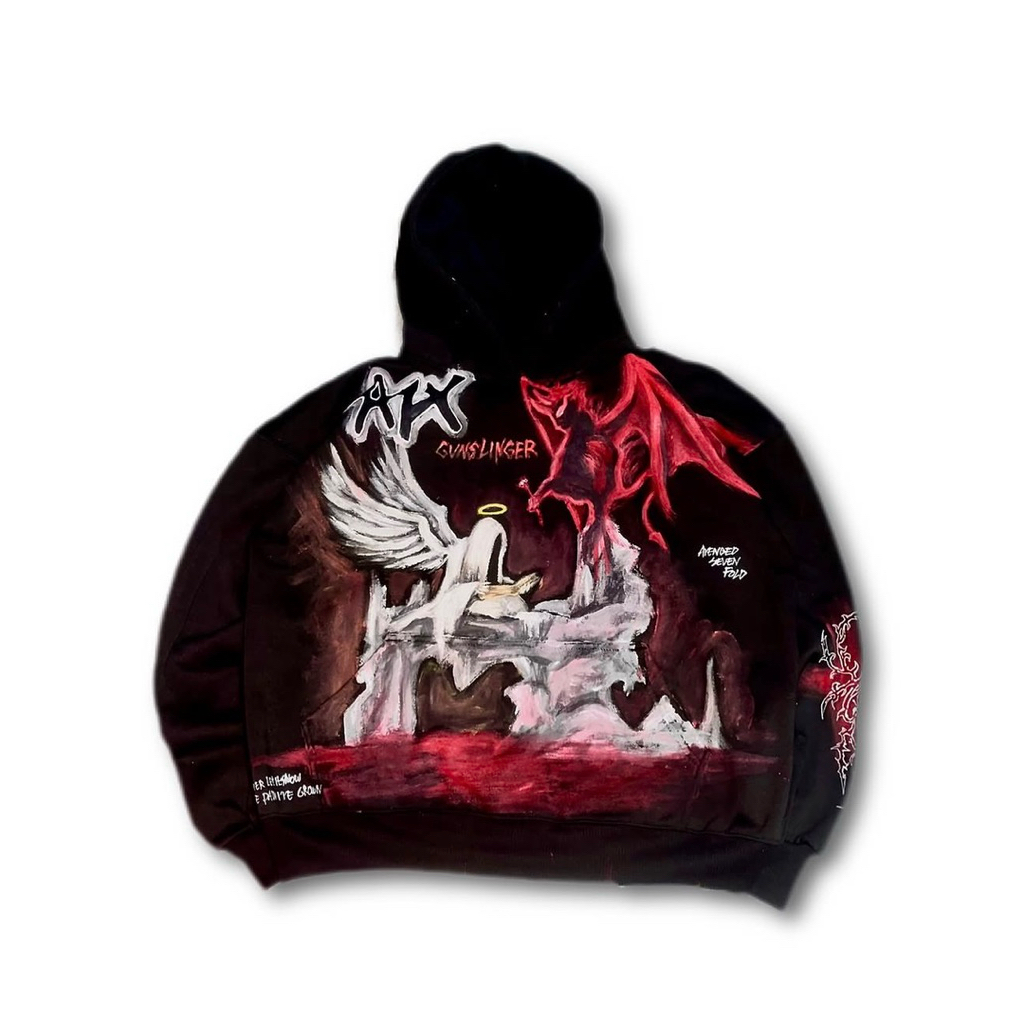 Hoodie rework a7x// angel meet devil