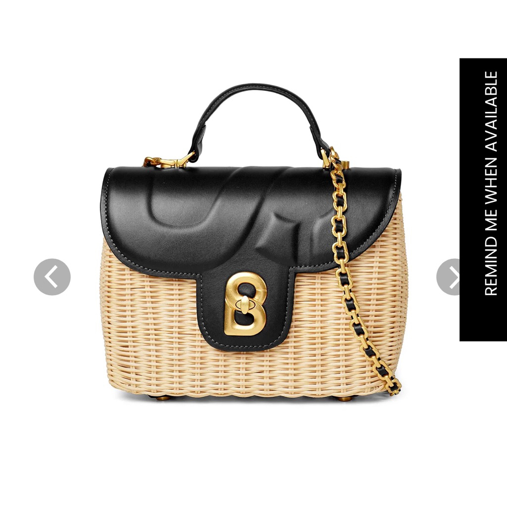 Buttonscarves Bag Alma Rattan Bag Medium - Black Sale Ambyar dari 2.950 jadi 1.200