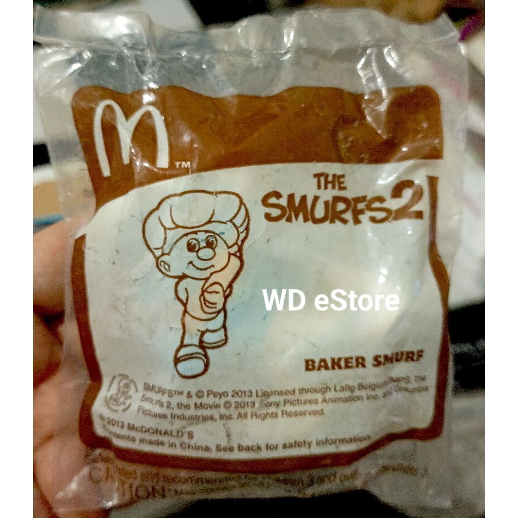 McDonald Happy Meal Toy The Smurfs 2, Baker Smurf