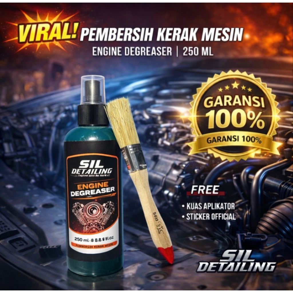 ENGINE DEGREASER ‎Pembersih kerak mesin untuk perawatan krengkes motor detailing zev engine degrease