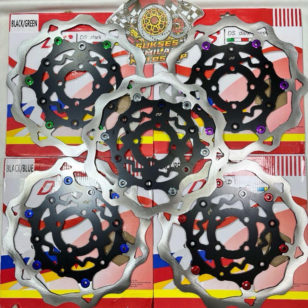 PIRINGAN CAKRAM DEPAN MODEL GALFER 260mm 300mm LUBANG BAUT 4 VARIO SCOOPY BEAT JUPITER
