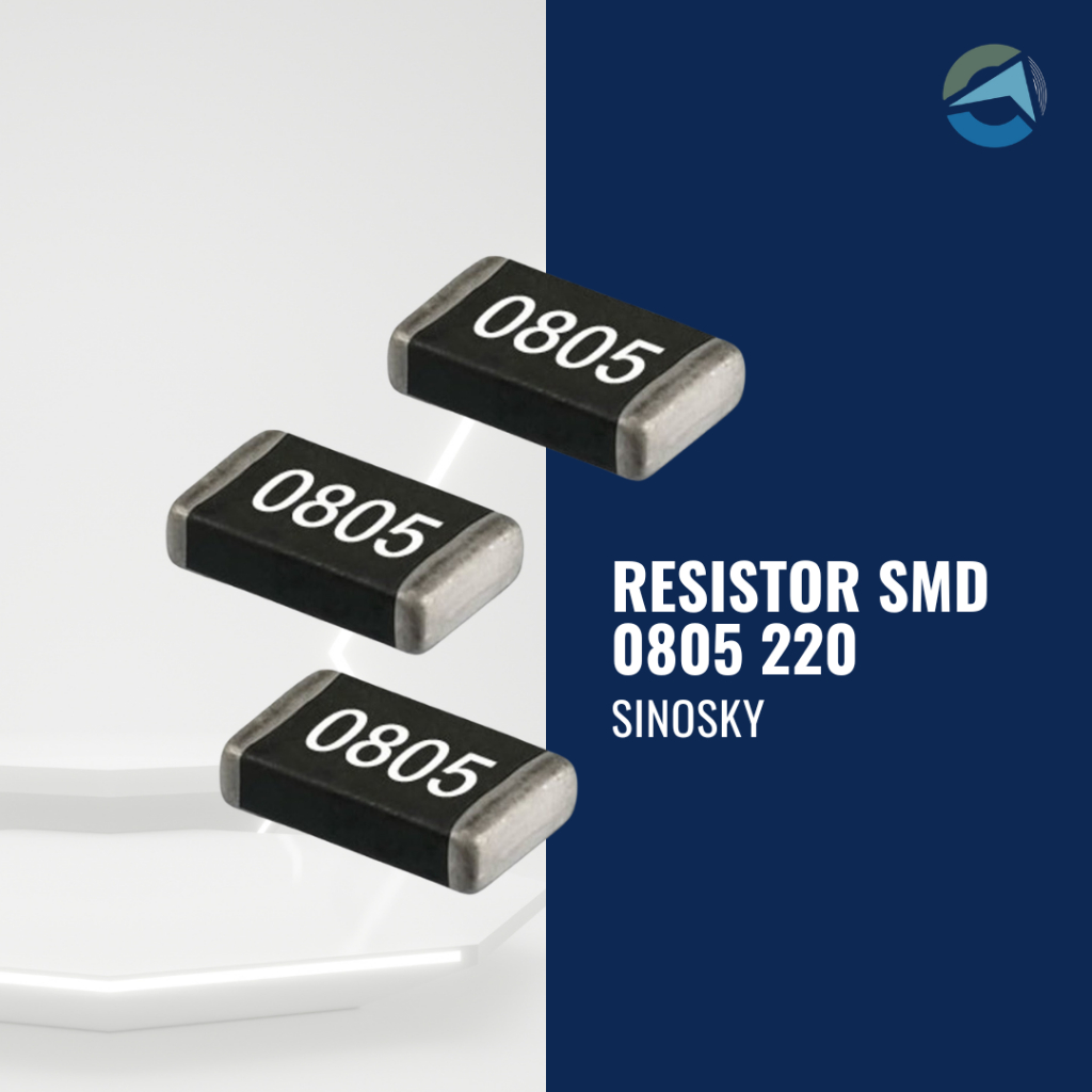 Resistor SMD 0805 220 Sinosky