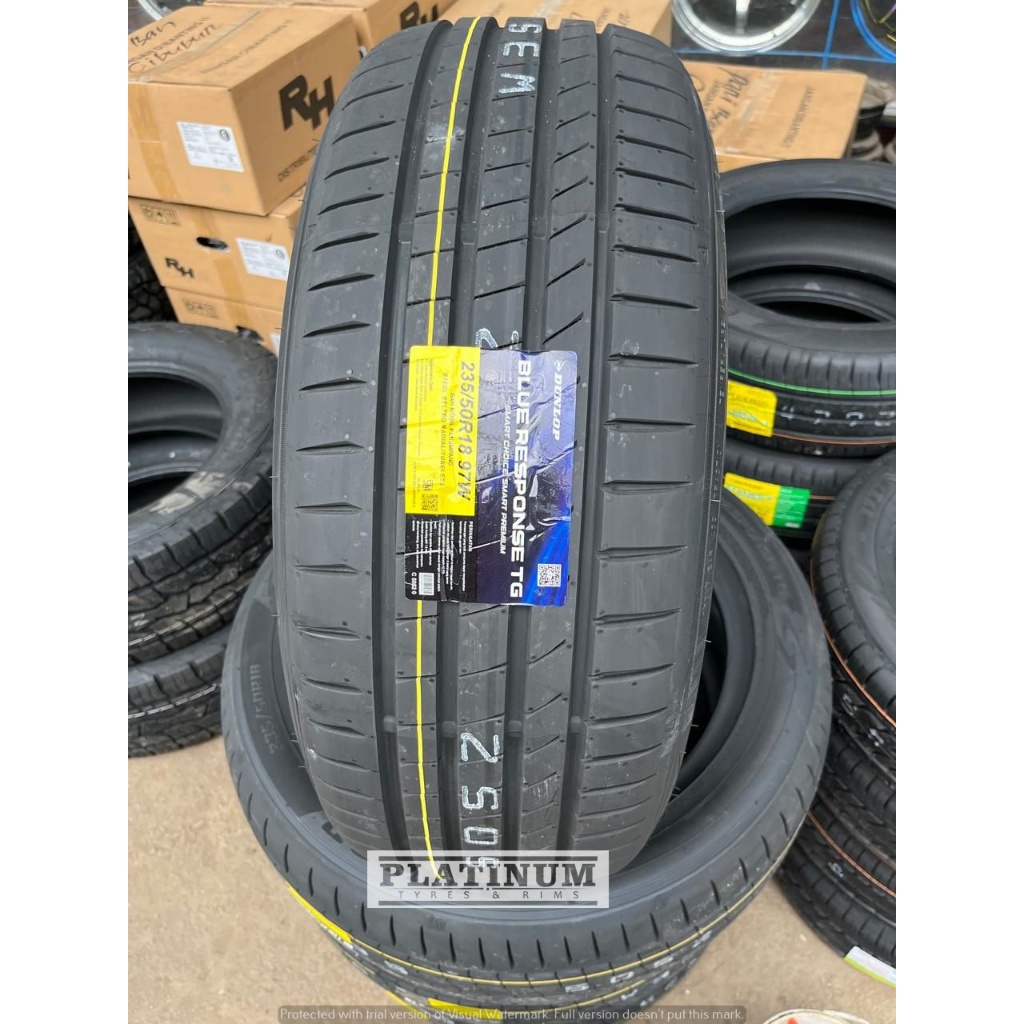 READY STOCK BAN DUNLOP BLUE RESPONSE 235 50 R18 | BAN MOBIL 235/50 R18 DUNLOP BLUE RESPONSE