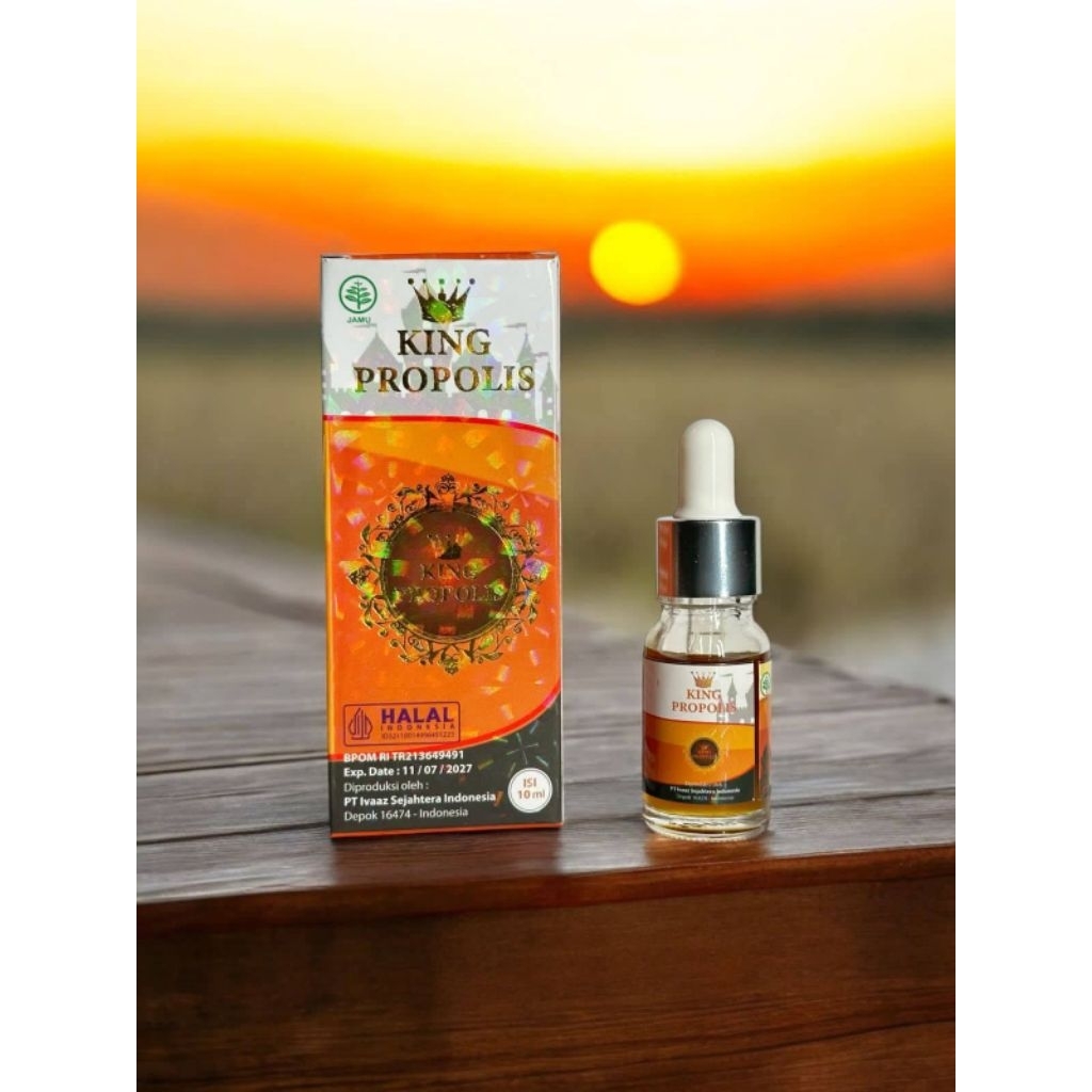 King Brazilian Propolis Basu 10 ML Asli Original Brazilian Propolis dengan Nano Technology