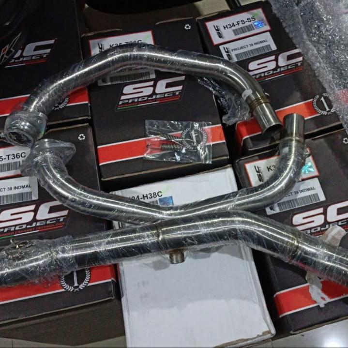 Pipa Header Knalpot Drake R9 Slipon Akrapovic Honda CBR 250RR 250 RR