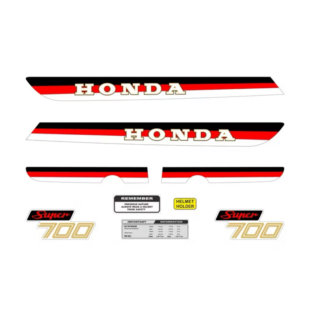 sticker body c700 list body c700 emblem sticker c700 sticker body honda c700 sticker super cup honda