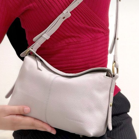 Biyantie Addict Sling Bag Exclusive Handcrafted Wrinkle Genuine Cow Leather with Suede Interior Luxu