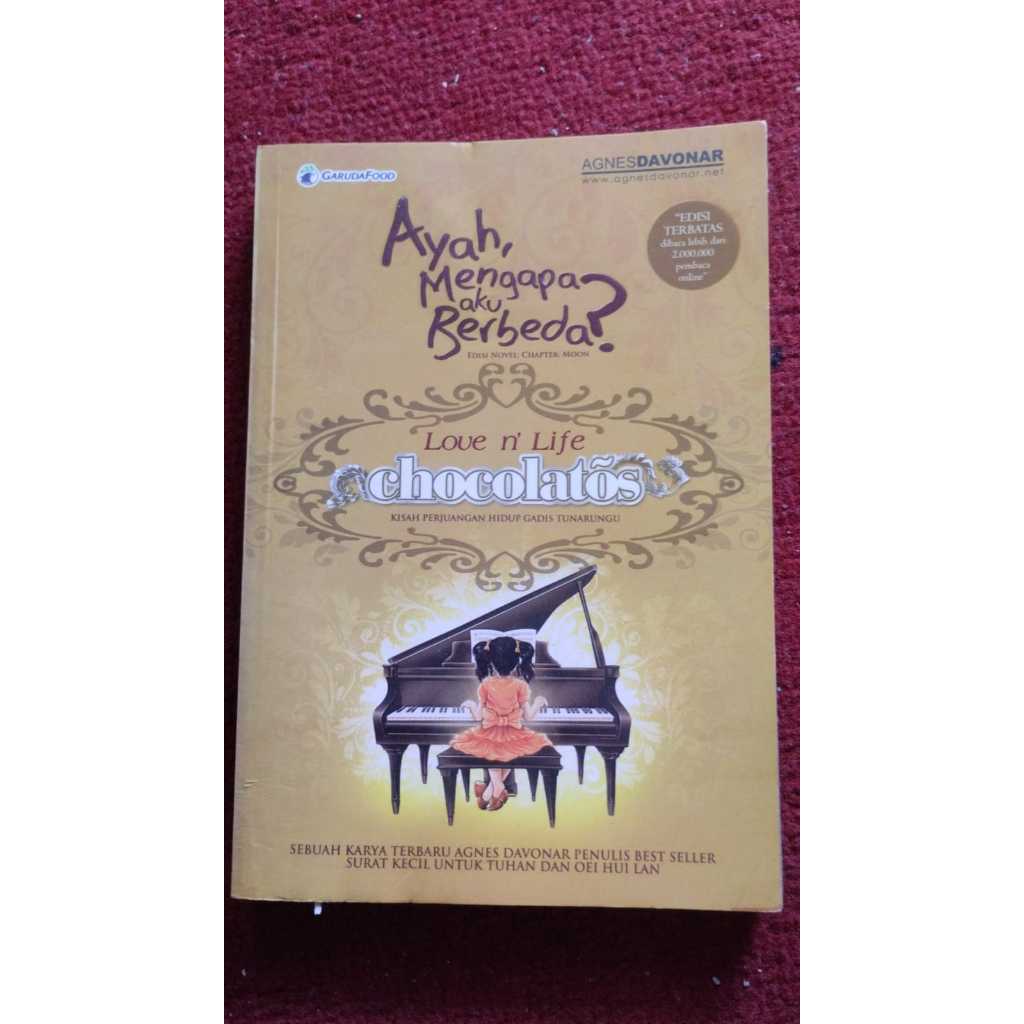 [Preloved] Novel Ayah Mengapa Aku Berbeda - Agnes Davonar