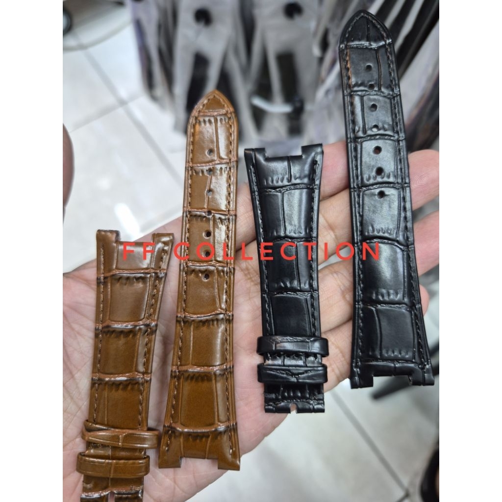 FF HARGA GROSIR KULIT ASLI 1000% STRAP TALI JAM TANGAN KULIT PATEK PHILIPPE NAUTILUS KULIT PATEK PHI