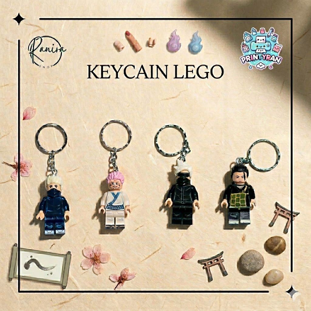 Keychain Lego/ gantungan kunci lego