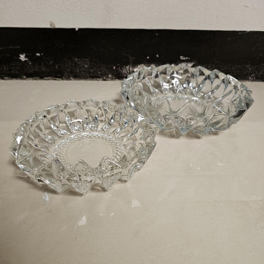 Asbak kristal asbak kaca besar/ asbak roko kristal