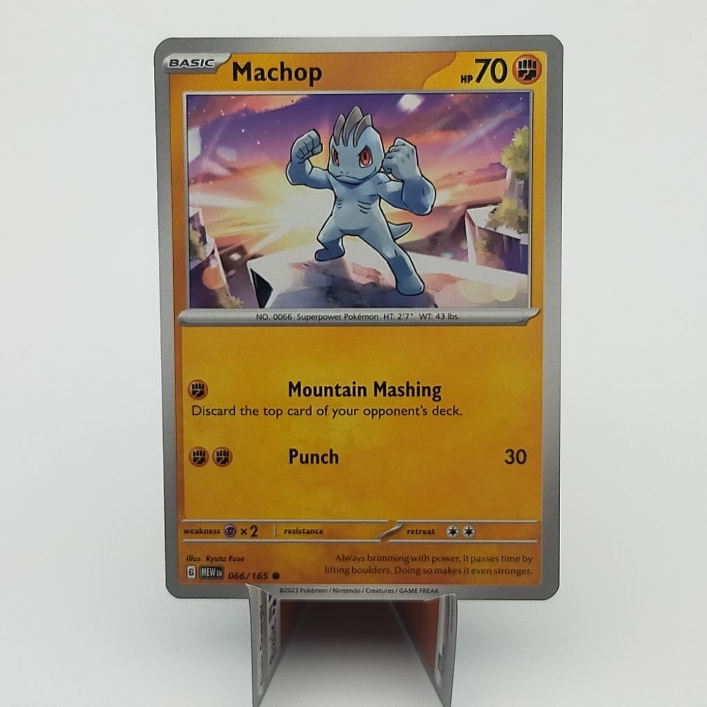 Kartu TCG Pokemon EN Original Machop MEW 066/165