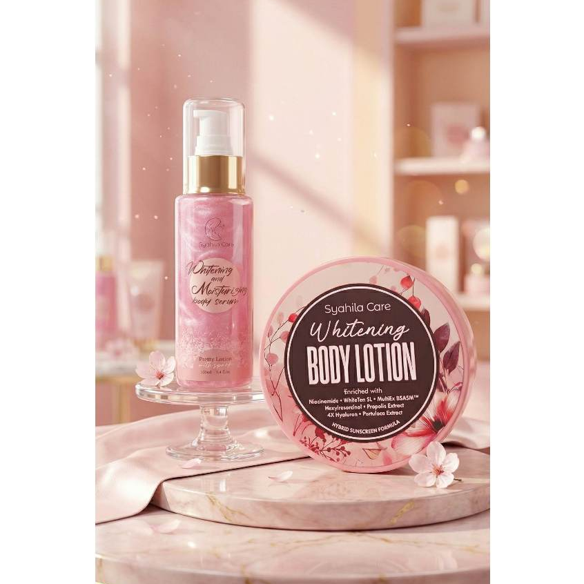 Bodylotion Formula Baru POT (250ML) + Body serum siang