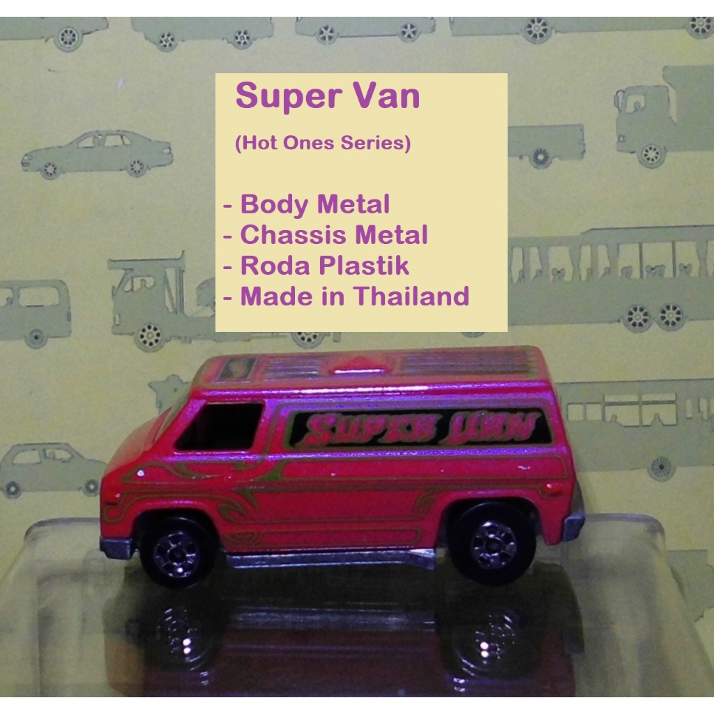 HOT WHEELS  Loose Super Van (The Hot Ones Series)
