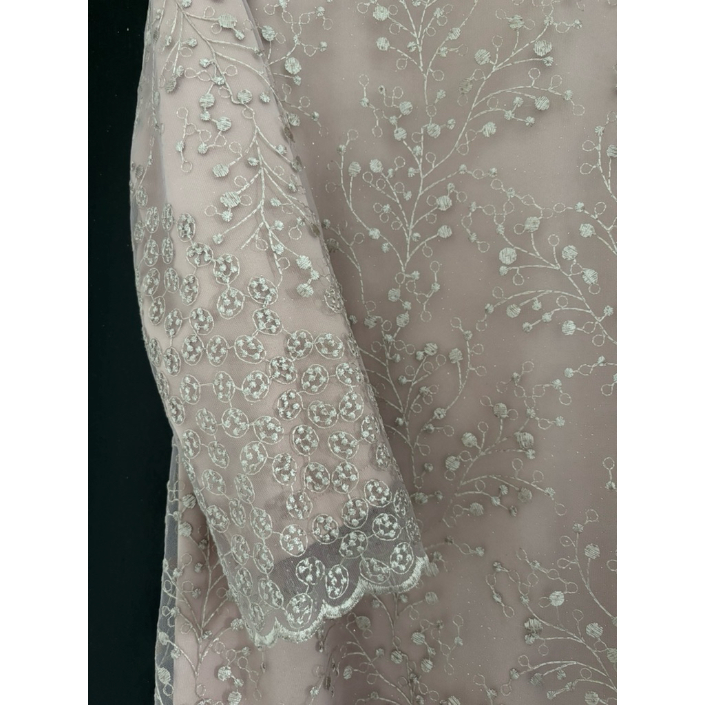 Dress organza premium pink (include inner)