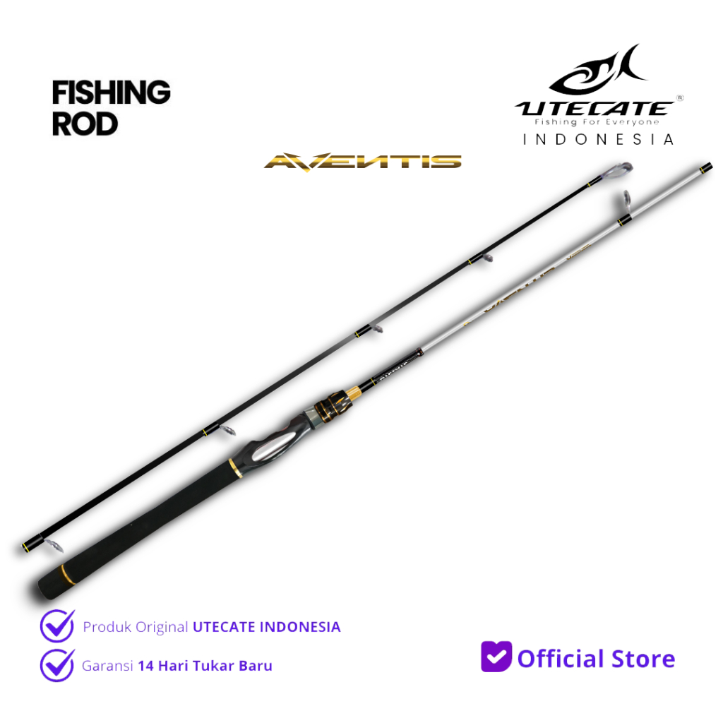 UTECATE Aventis 150 | 165 | 180 | 210 - Joran High Sensitive Carbon Spinning