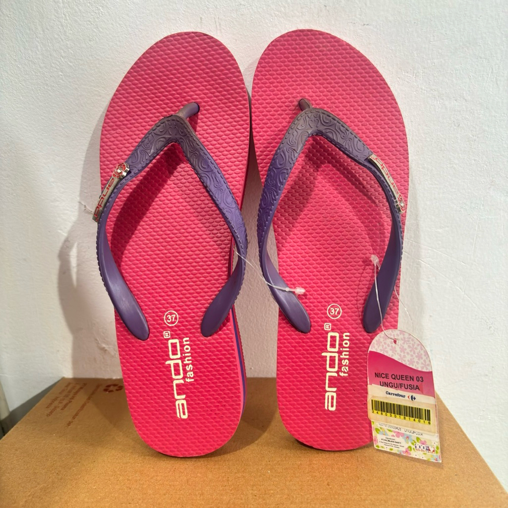 [PROMO HARGA SPESIAL] Sandal Jepit Ando Wanita Nice Queen 03 (37-38)