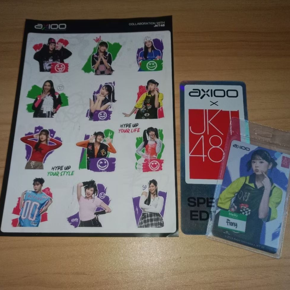PC Axioo x JKT48 Official + Sticker Original