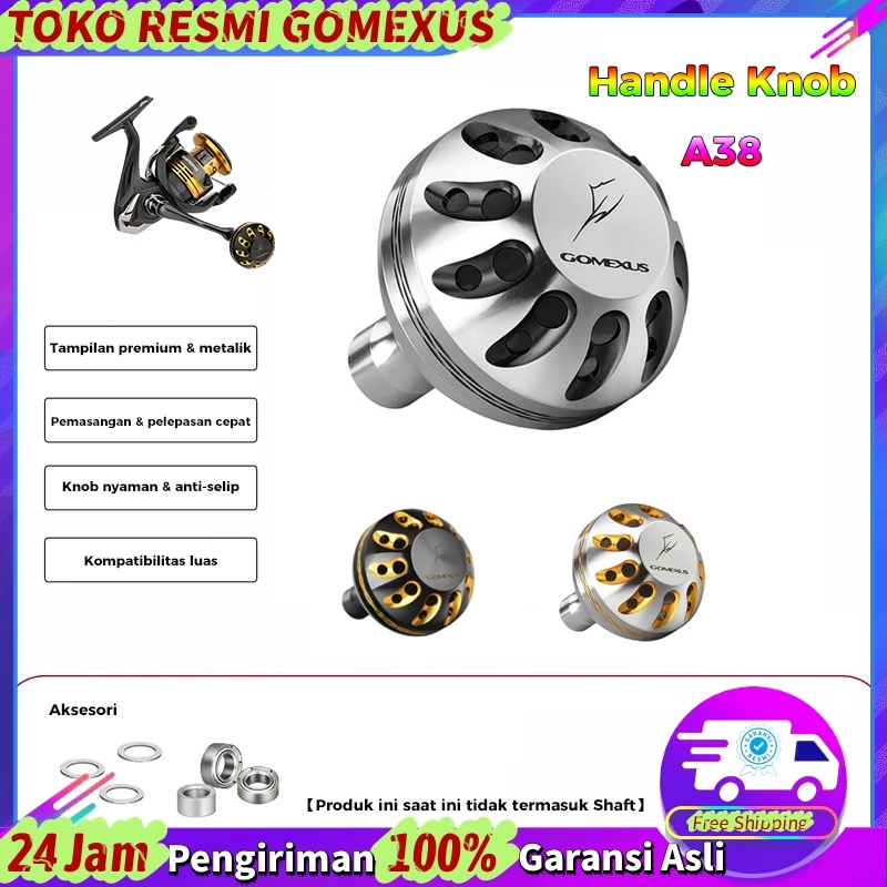 Gomexus Handle Knob 35-41mm Joran BC pancing alat pancing set  knop Stradic  Daiwa shimano  Twinpowe