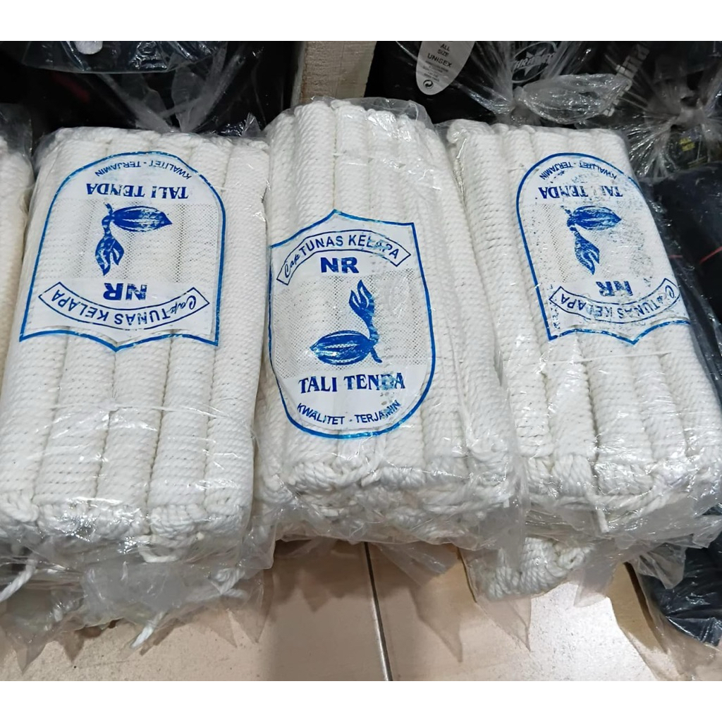 Grosir (isi 20pcs) Tali tambang putih Pramuka