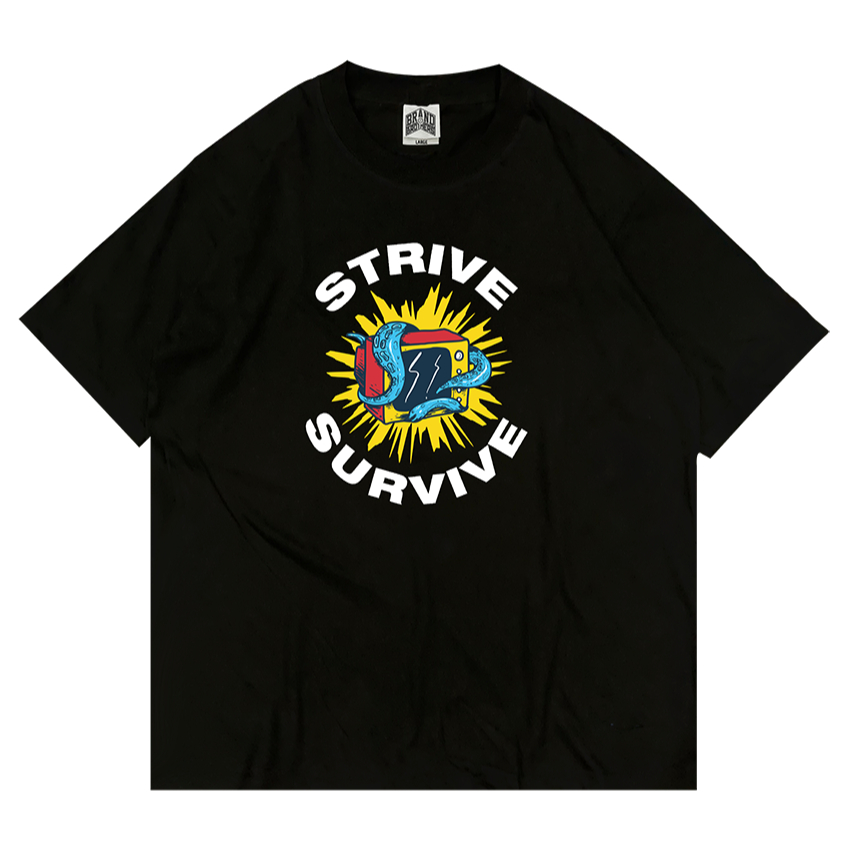 YEAH RIGHT Kulebra T shirt Black - Kaos Hitam Cotton Combed 24s Unisex